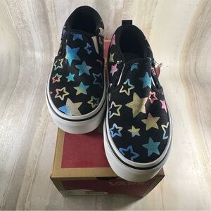 Vans Kids' Starry Black Slip-On Shoes